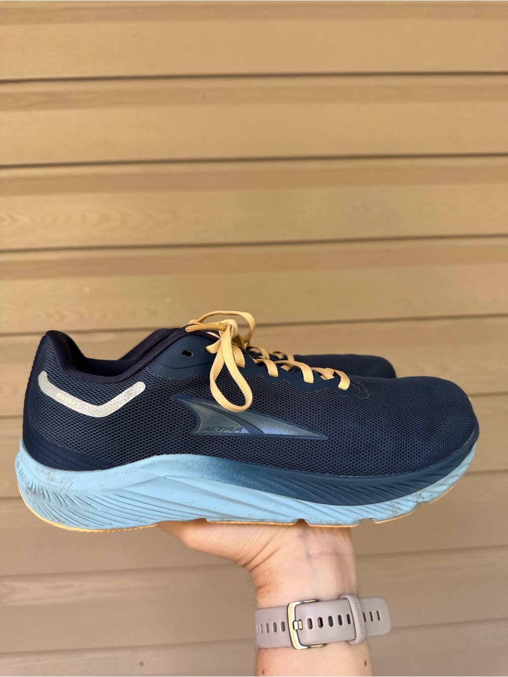 Altra Rivera 3 Womens Size 9 Blue Athletic Road Running Walking Shoes Sneakers